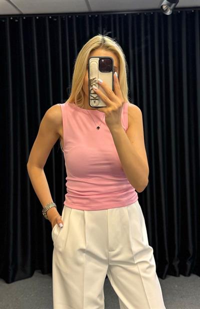 SIFIR YAKA ATLET PEMBE