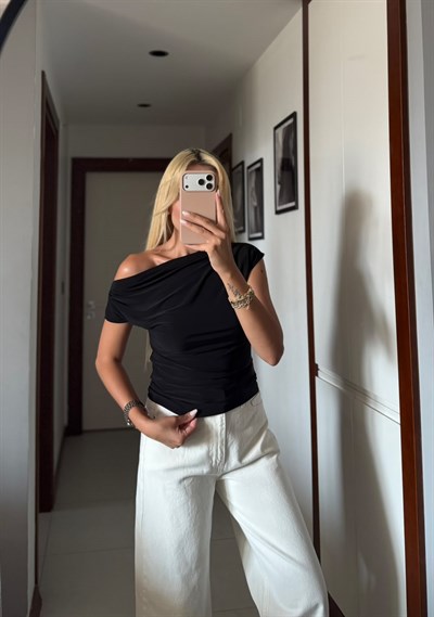 SİYAH MEYRA BLUZ