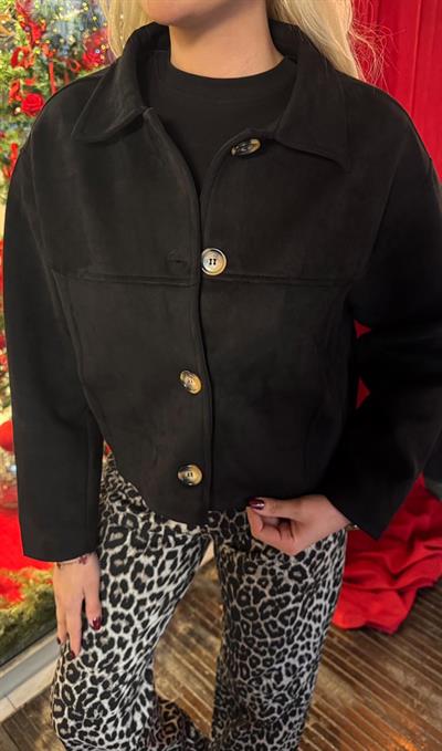 SİYAH ORJ MARKA MASSİ DÜĞMELİ CEKET