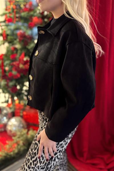 SİYAH ORJ MARKA MASSİ DÜĞMELİ CEKET