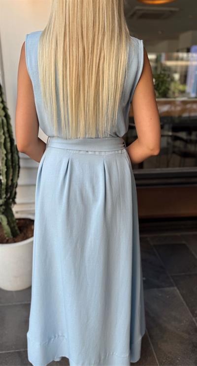 SOPHİA GÖMLEK ELBİSE MAVİ