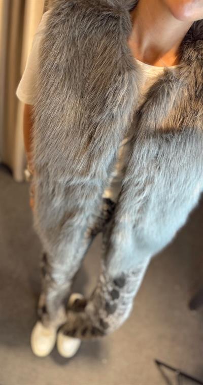 SUNİ KÜRK YELEK ANTRASİT