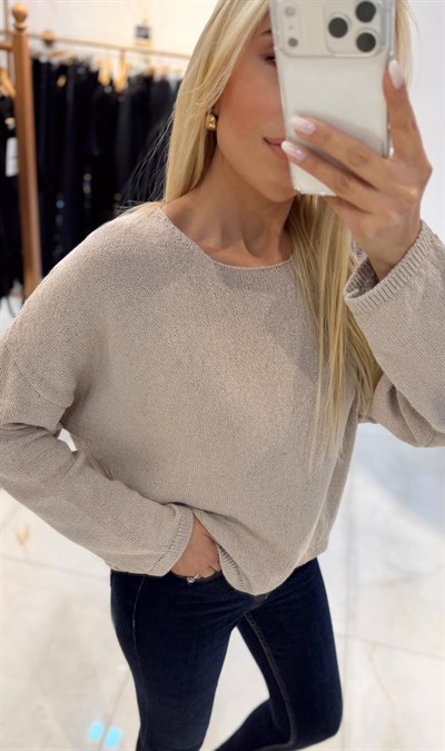 TAŞ MERSERİZE UZUN KOLLU TRİKO