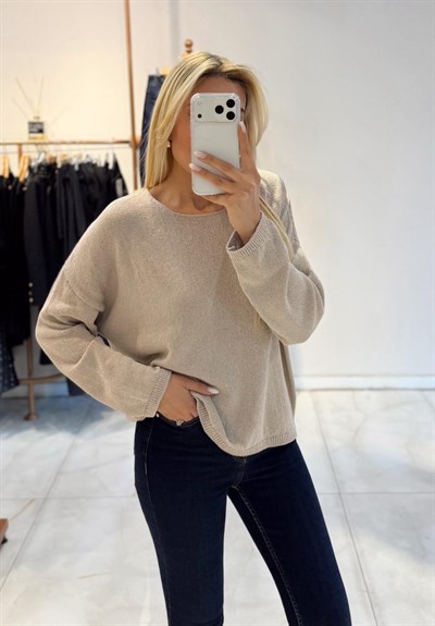 TAŞ MERSERİZE UZUN KOLLU TRİKO