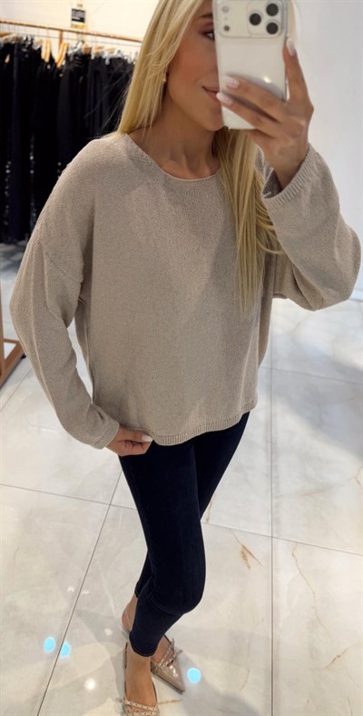 TAŞ MERSERİZE UZUN KOLLU TRİKO