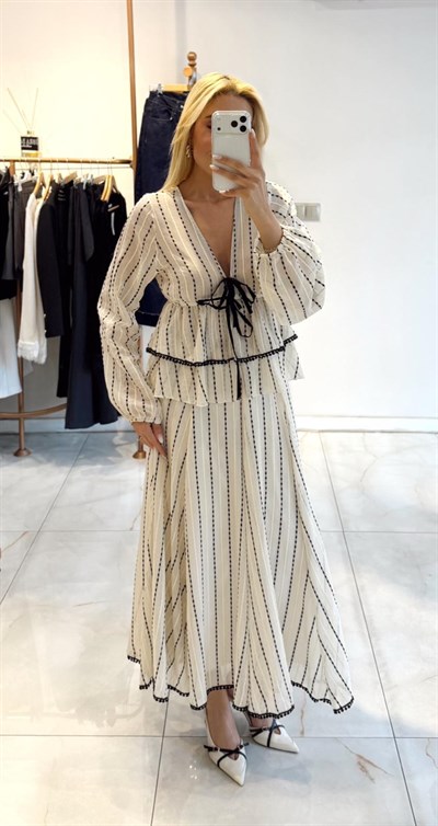 TASARIM BLUZ ASTARLI ETEK TAKIM