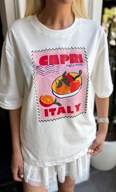 TOK KUMAŞ CAPRİ İTALY BASKILI TSHİRT