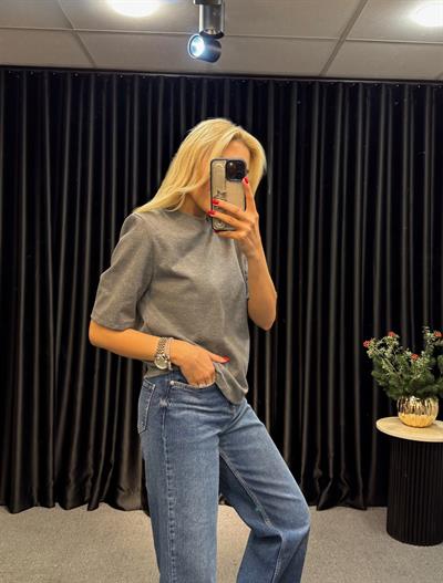 VATKALI BASİC T-SHİRT ANTRASİT