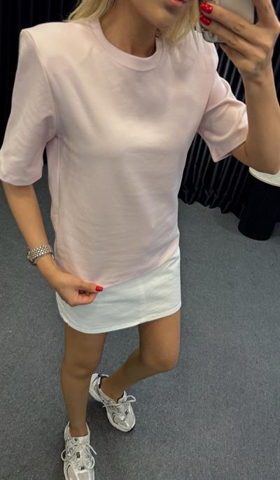 VATKALI BASİC T-SHİRT PEMBE