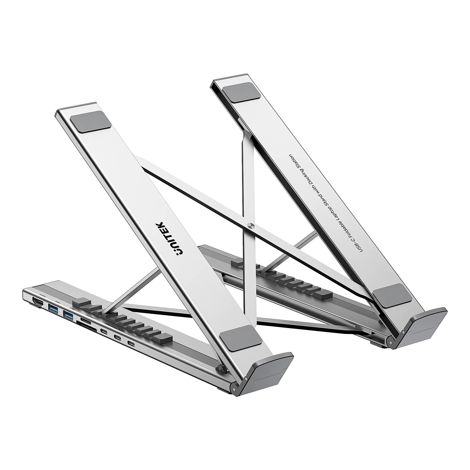 UNITEK KATLANABİLİR NOTEBOOK STANDI VE BAĞLANTI İSTASYONU (D1137AGY01)