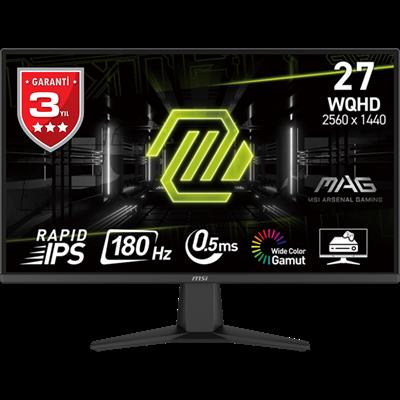 27 MSI MAG 275QF E20 WQHD FLAT RAPID IPS 0.5MS 200HZ  FREESYNC PREMIUM GAMING