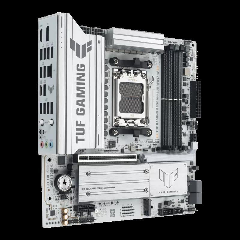 ASUS TUF GAMING B850M-PLUS WIFI 7 AMD ANAKART BEYAZ