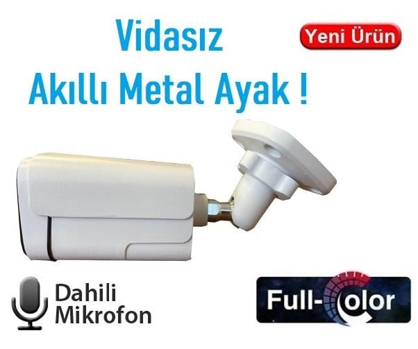EZCOOL EZ-2315IPS 5MP 3.6MM FULLCOLOR SESLİ METAL POE IP BULLET KAMERA