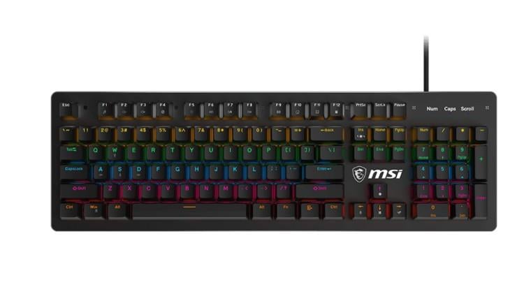 MSI FORGE GK300 RED SWITCH RGB MEKANIK GAMING KLAV