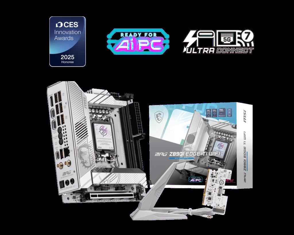 MSI MPG Z890I EDGE TI WIFI SOKET 1851 DDR5 8600MHZ