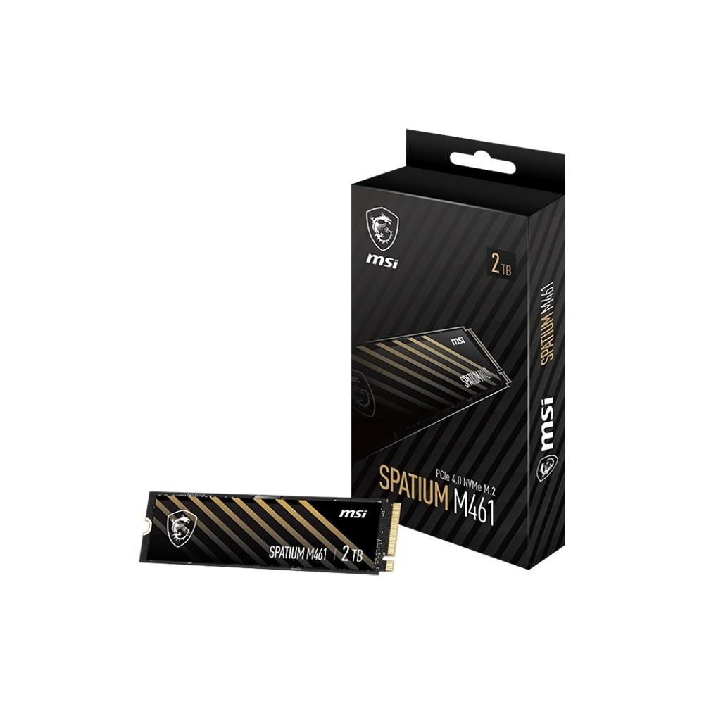MSI SPATIUM M461 2TB PCIE 4.0 NVME M.2 SSD