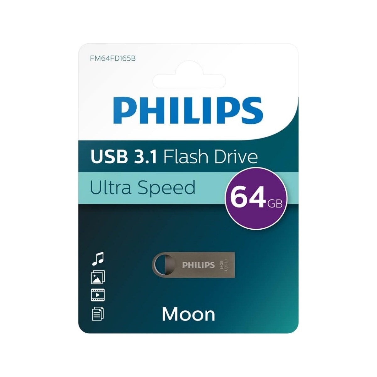 PHILIPS 64GB USB3.1 100/150MB/S FM64FD165B/00