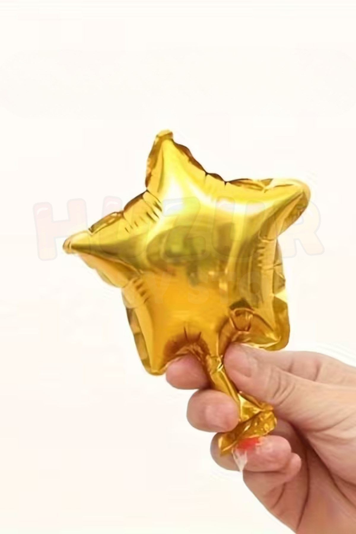 13 Cm Gold Yıldız Folyo Balon Seti 6 Adet 5″ Küçük Yıldız Doğum Günü Parti Ramazan Özel Gün Süsleri