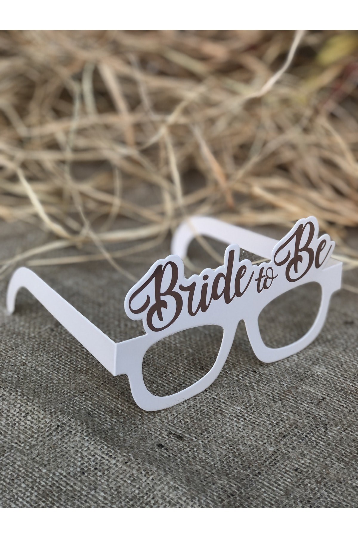 3 Adet Bride Konsepti Gözlük Rose Gold Renk Bride To Be Yazılı Beyaz Bekarlığa Veda Partisi Gözlüğü