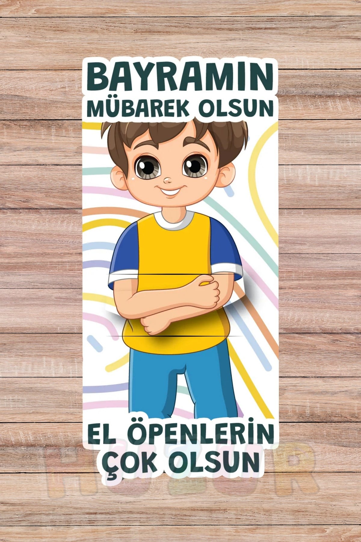 Bayramlık Harçlık Kartı 10 Adet Ramazan Bayramı Kurban Bayramı Çocuk Hediye Tebrik Para Kartı