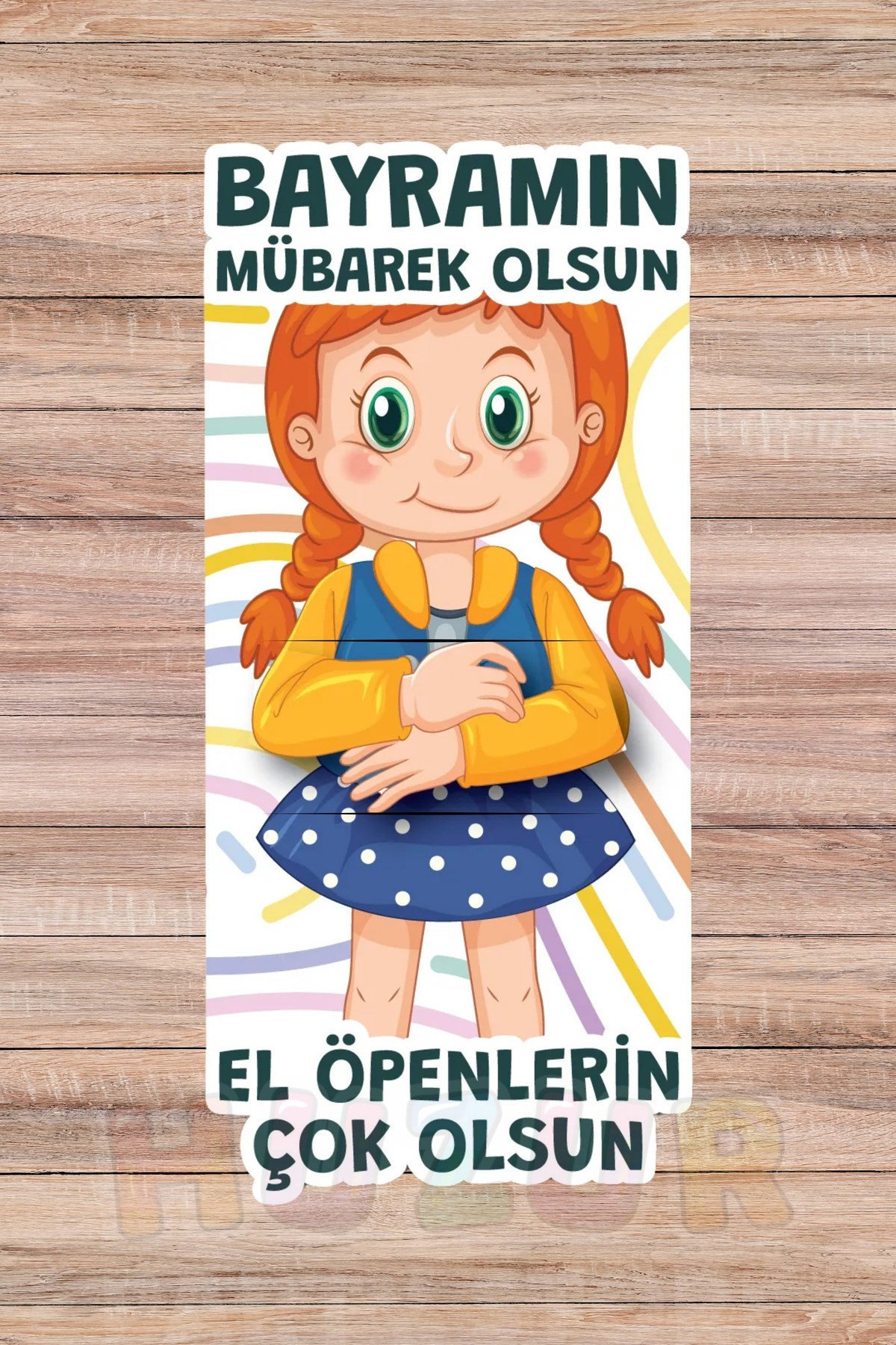 Bayramlık Harçlık Kartı 10 Adet Ramazan Bayramı Kurban Bayramı Çocuk Hediye Tebrik Para Kartı
