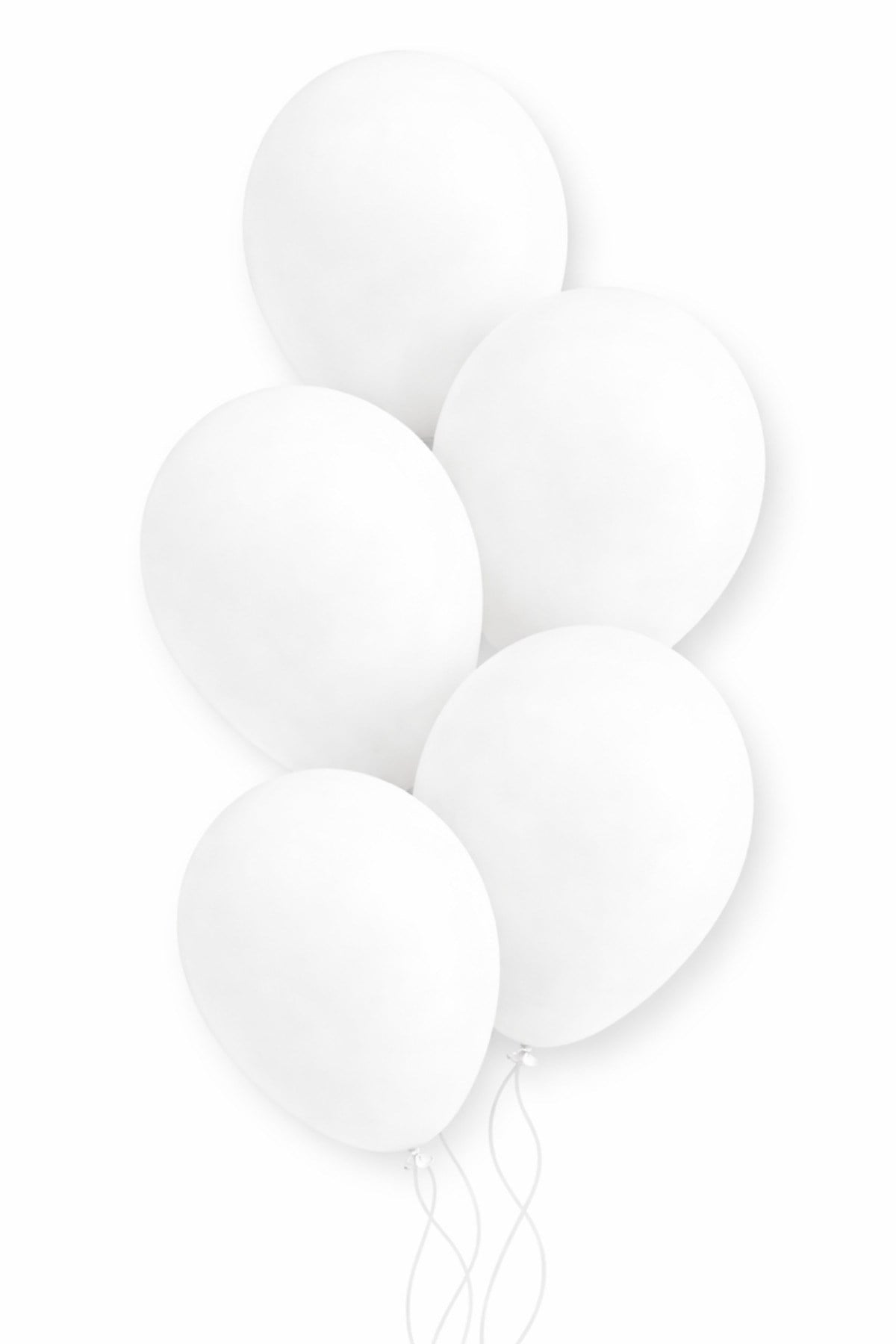 Beyaz Renkli Pastel Balon 50 Adet Lateks Parti Konsept 30 Cm Dekorasyon Kına Doğum Günü Balonu Süsü