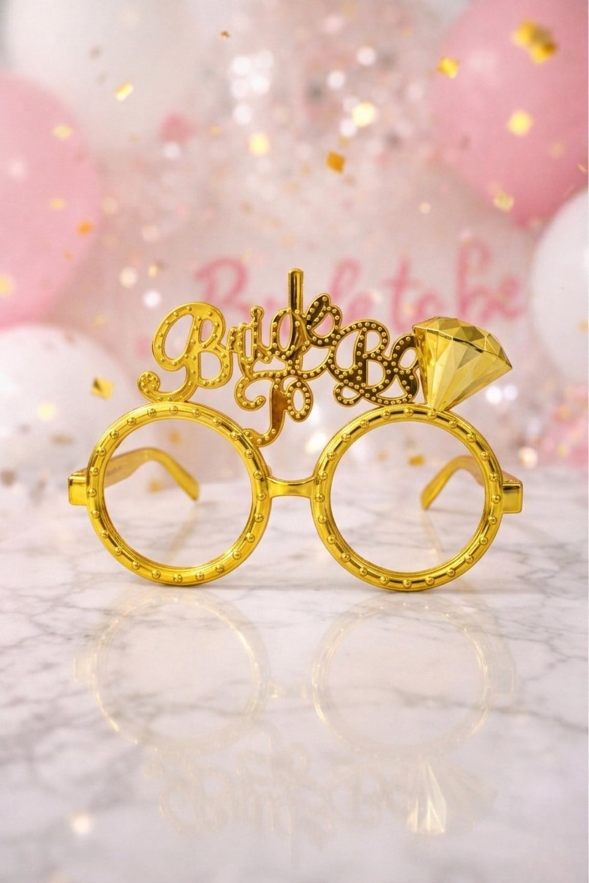 Gold Bride To Be Gözlük Bride To Be Malzemeleri Bekarlığa Veda Parti Aksesuarı Gözlüğü Sert Plastik