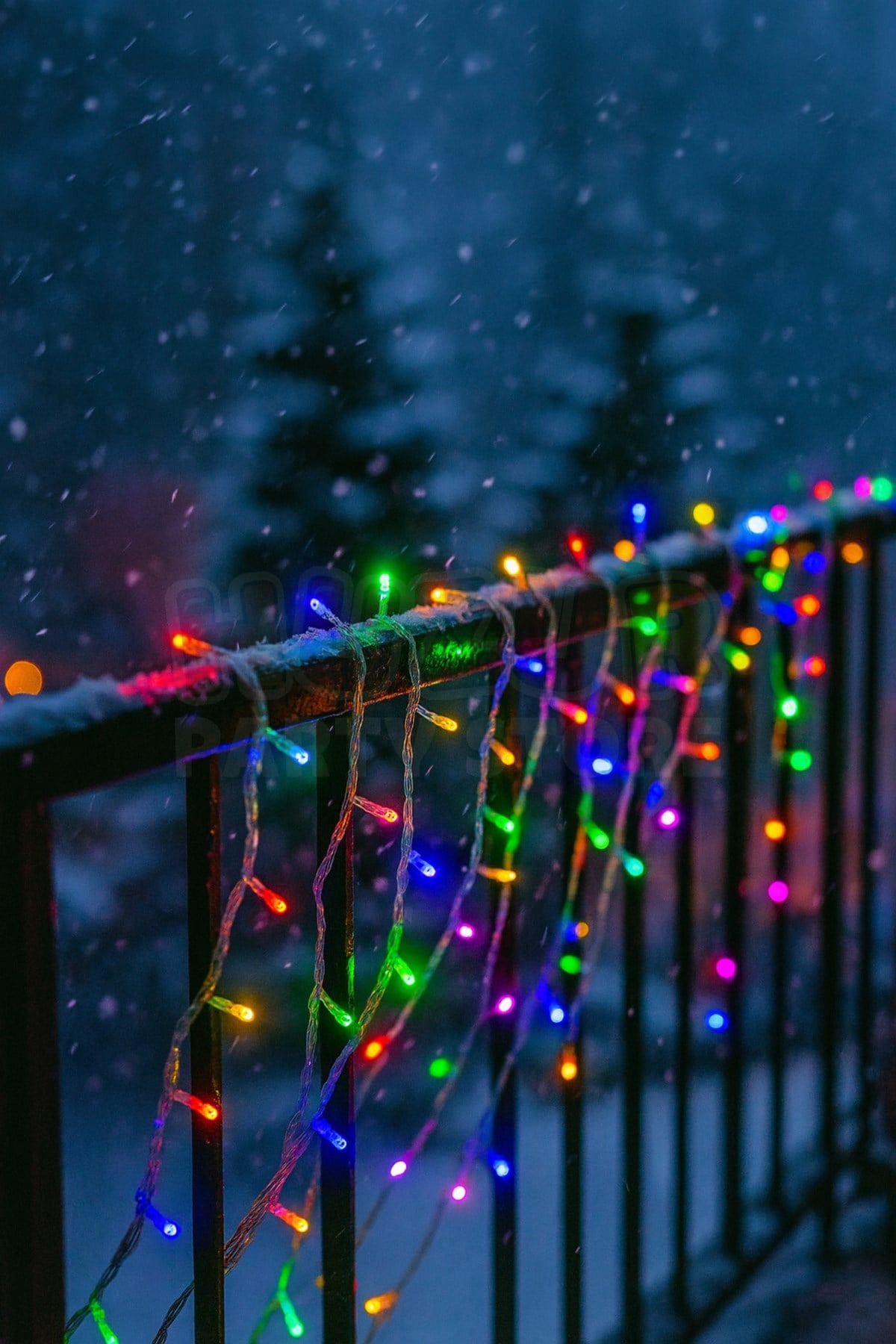 Karışık Renkli Işıklı Ramazan Bayramı Işığı Süsü Led 10 Metre Kablolu Fişli 100 Ledli 8 Modlu Mix