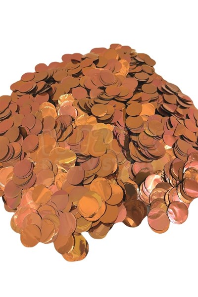 1 Paket Rose Gold Balon Pulu Bakır Balon Içi Pul Konfetisi 10 Gram Konfetili Şeffaf Balon Pulu