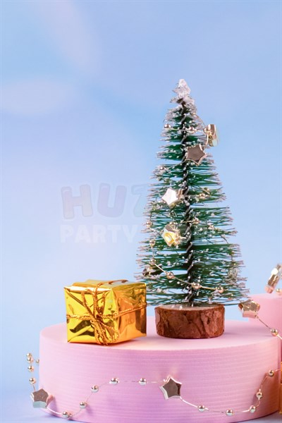 2li Set Nevada Ağaç 10-10 cm Mini Masa Üzeri Yılbaşı Çam Ağacı Hediyelik Karlı Yılbaşı Hediyesi