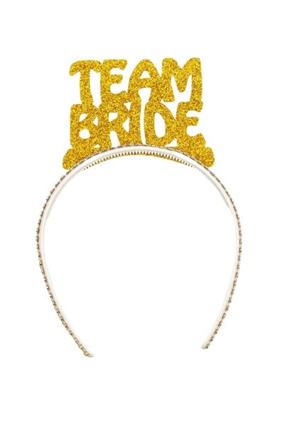 5 Adet Gold Team Bride Simli Eva Taç Altın Sarısı Bekarlığa Veda Bride To Be Partisi Nedime Tacı