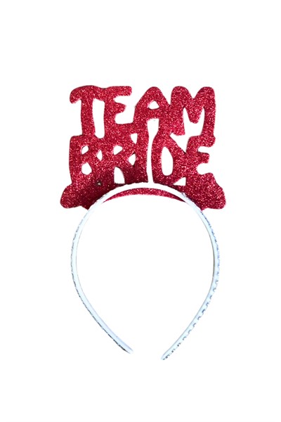 5 Adet Karışık Renkli Team Bride Yazılı Simli Eva Taç Bekarlığa Veda Bride To Be Partisi Nedime Tacı