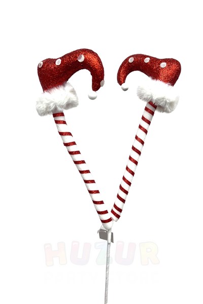50 Cm Elf Bacakları Şekil Verilebilen Yılbaşı Çiçeği Cin Cüce Çizme Ayakları Yeni Yıl Yapay Çiçek