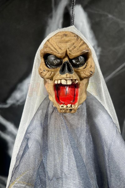 50 Cm Pilli Sese Duyarlı Kollarına Şekil Verilebilen Işıklı Halloween Cadılar Bayramı Parti Dekoru