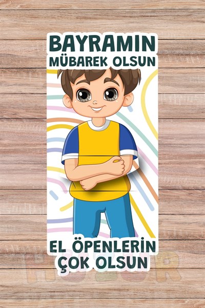 Bayramlık Harçlık Kartı 10 Adet Ramazan Bayramı Kurban Bayramı Çocuk Hediye Tebrik Para Kartı