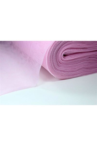 Bebek Pembesi Renk 10 Metre Grek Petek Tül En 2 Metre Soft Nişan Bohçası Valiz Oda Kapı Süsü