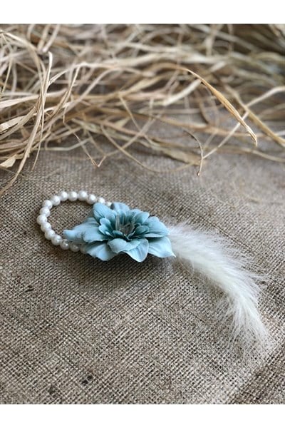 Bride To Be 10 Adet Nedime Gelin Bilekliği Tüy Ve Inci Detaylı Mint Yeşili Bekarlığa Veda Partisi