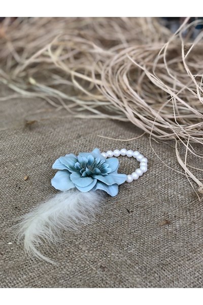 Bride To Be 10 Adet Nedime Gelin Bilekliği Tüy Ve Inci Detaylı Mint Yeşili Bekarlığa Veda Partisi