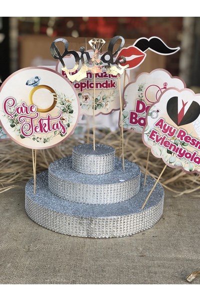 Bride To Be Temalı 12 Adet Konuşma Balonu Darısı Başıma Listesi Bekarlığa Veda Partisi Süs Seti