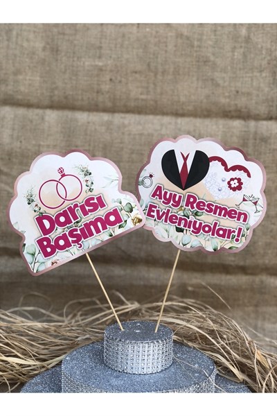 Bride To Be Temalı 12 Adet Konuşma Balonu Darısı Başıma Listesi Bekarlığa Veda Partisi Süs Seti