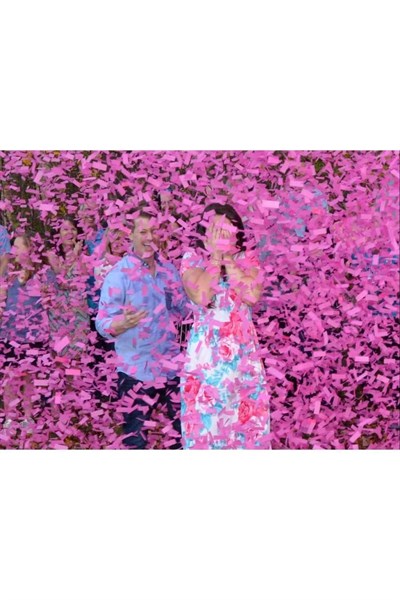 Cinsiyet Partisi 1 Adet Pembe Konfeti Cinsiyet Belirleme Konfetisi Gender Reveal Kız Mı Erkek Mi