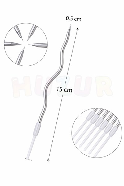 Gümüş Kıvrımlı Pasta Mumu 6 Adet 15 cm Doğum Günü Mum Seti Kıvrımlı Gri Renk Dekoratif Parti Süsü