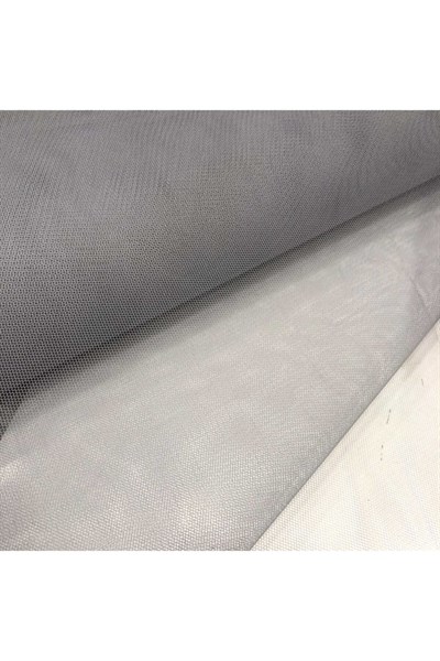 Gümüş Renk 10 Metre Grek Petek Tül Kumaş En 2 Metre Gri Silver Nişan Bohçası Valiz Oda Kapı Süsü