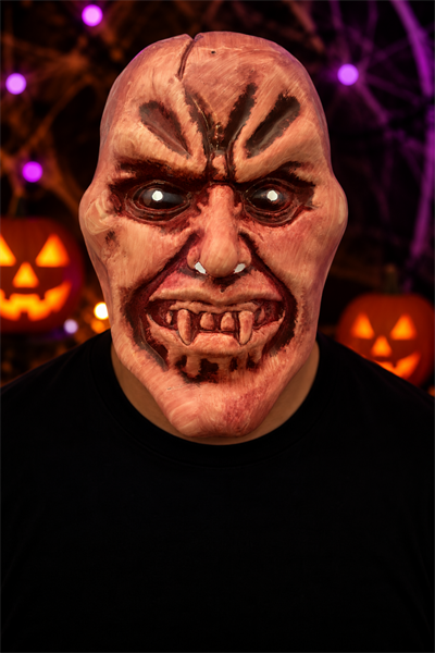 Halloween Vampir Yaratık Maskesi Korku Cadılar Bayramı Yetişkin Kostüm Parti Dekor Aksesuarı