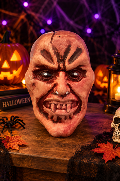 Halloween Vampir Yaratık Maskesi Korku Cadılar Bayramı Yetişkin Kostüm Parti Dekor Aksesuarı