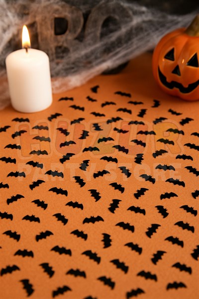 Halloween Yarasa Serpiştirmelik Masa Konfeti Cadılar Bayramı Partisi 1.5 cm 150 Adet Parlak Plastik