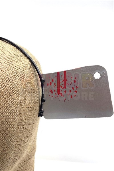 Kafaya Geçen Satır Taç Halloween Partisi Cadılar Bayramı Tacı Sıçramış Kan Ve Akan Kan Detaylı Şaka