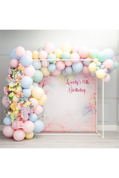 Karışık Makaron Balon 10 Adet 30 Cm Pastel Somon Yeşil Sarı Pembe Mor Mavi Doğum Günü Parti Konsepti