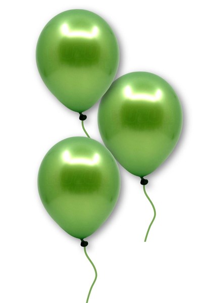 Koyu Yeşil Renkli Metalik Balon 50 Adet 30 Cm Lateks Parti Safari Hayvanları Doğum Günü Balonu