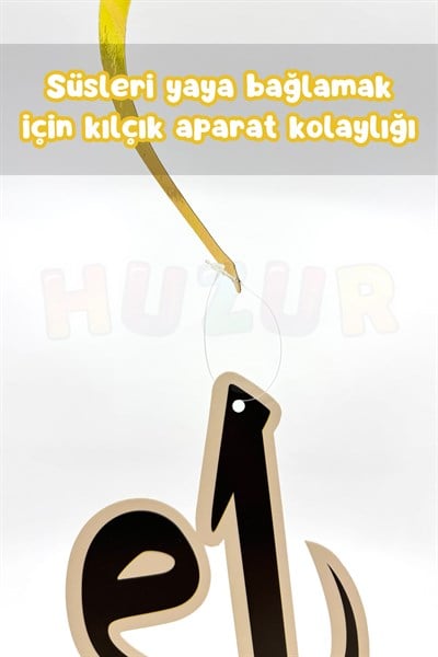 Kuran Okuyorum Temalı 6 Adet Tavan Sarkıt Süsü Kurana Geçtim Partisi Süslemesi Dini İslami Süs